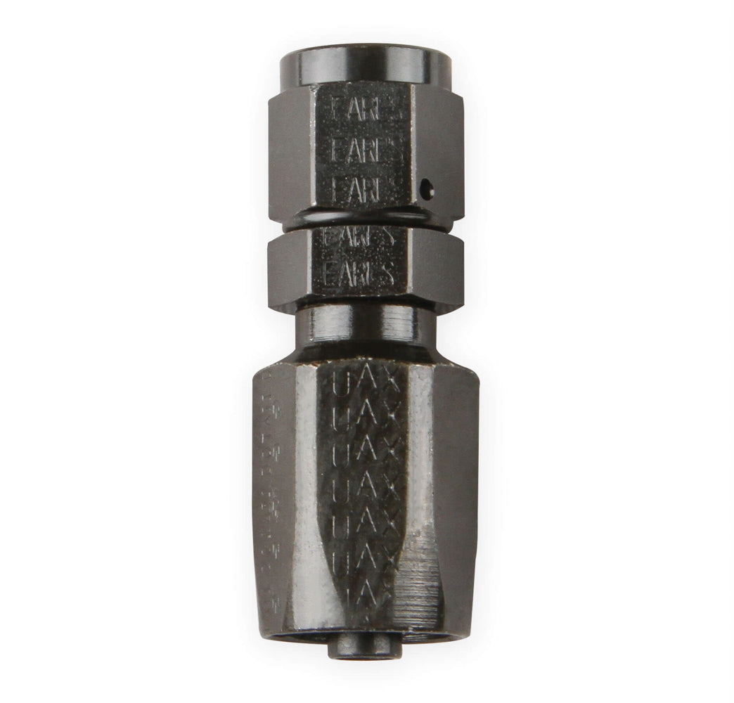 Earl's 6AN Power Steering Hose End - Steel - Black 899