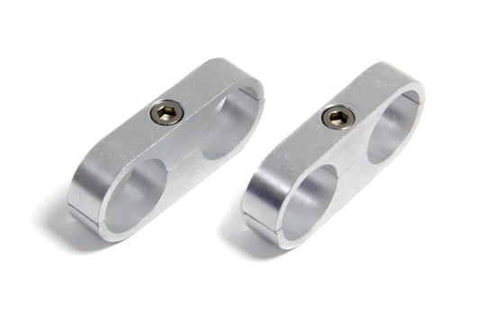 Earl's 1in. Polished Aluminum Hose/Tube Separator (2pk) 899