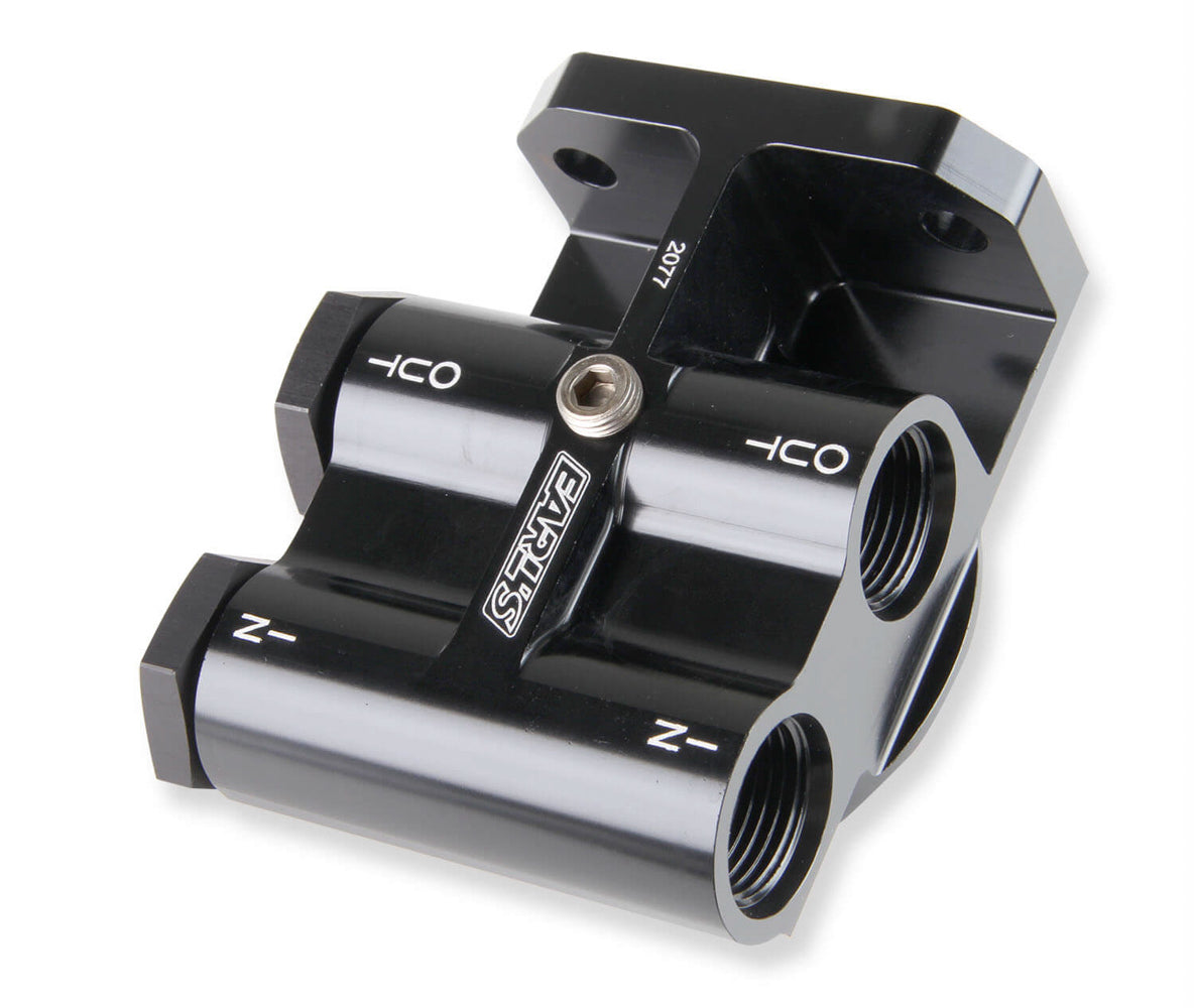 Earl's Single Remote Billet Oil Filter Mount 2820