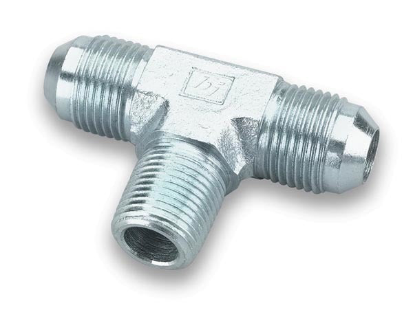 Earl's #3 to 1/8" NPT Steel Tee Adapter 899