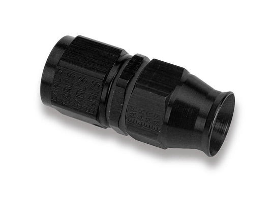 Earl's #6 Aluminum TFE Hose End Black 899