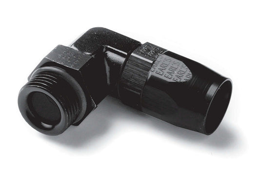 Earl's 90 Degree #10 to #10 Swivel Fitting Black 899