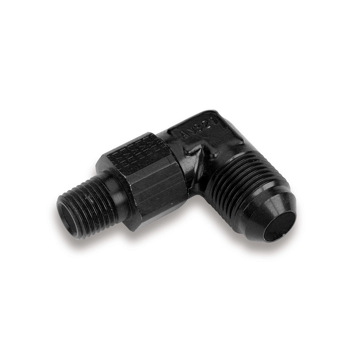 Earl's Adapter Fitting 6AN Male Swivel to Male 3/8 NPT 90 899