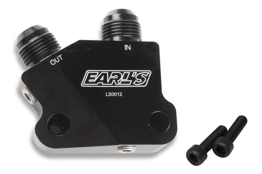 Earl's GM LS Engine Oil Cooler Adapter 899