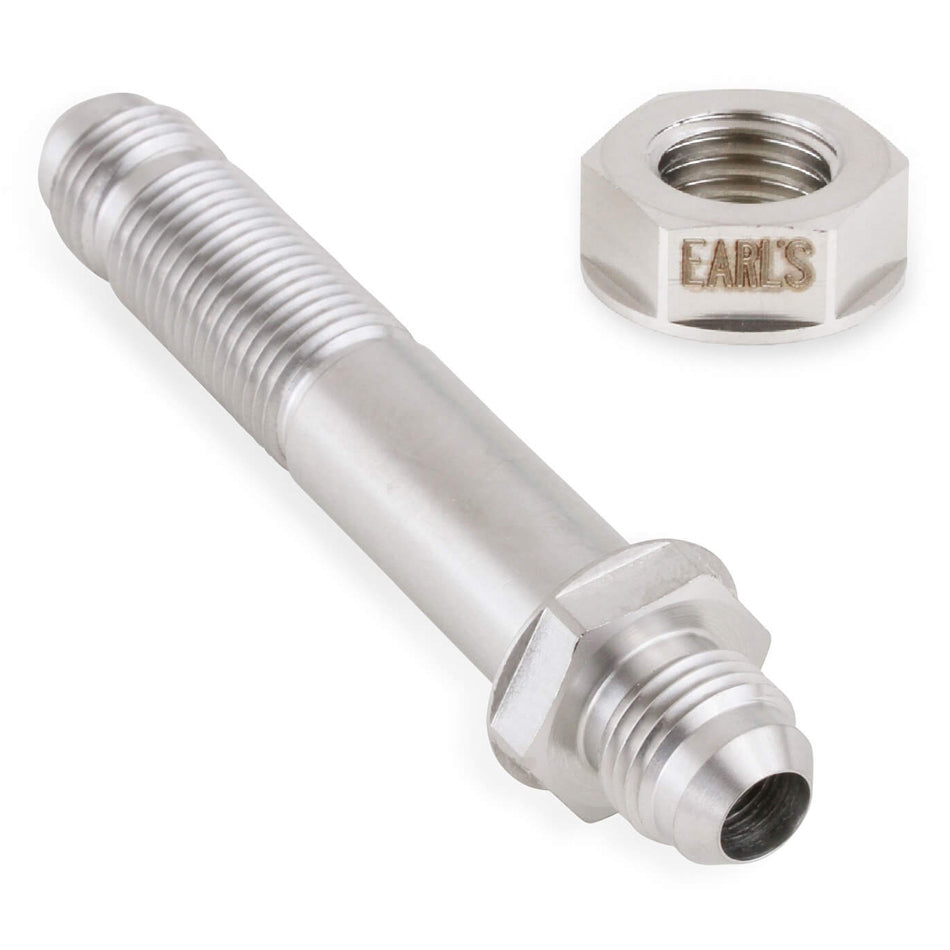 Earl's 6AN Bulkhead Adapter SS Frame Pass Through 899