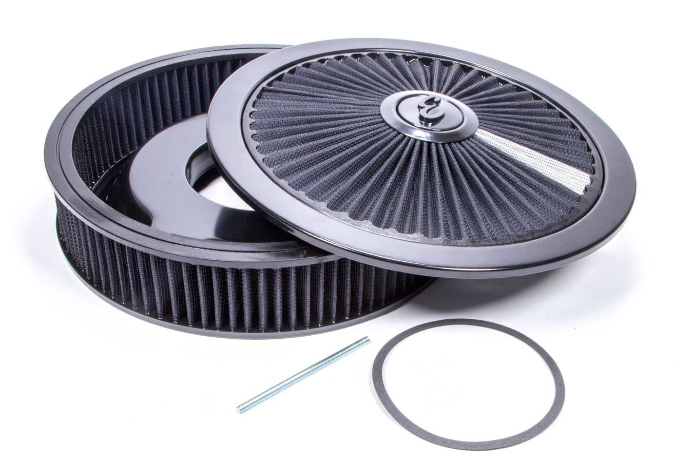 Edelbrock Air Cleaner Kit 14" Breathable - Black