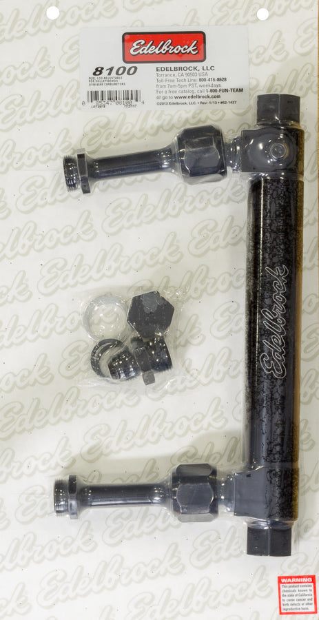 Edelbrock Dual Feed Fuel Log Adj. 4150/4500 Series Carbs