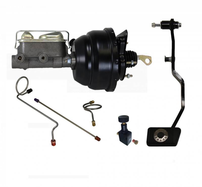 LEED Brakes Power Disc Brake Conversion 67-69 Ford with Manual Transmission - 4 Piston
