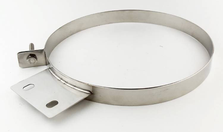 Pypes Stack Clamp 6in Stainless HSC006
