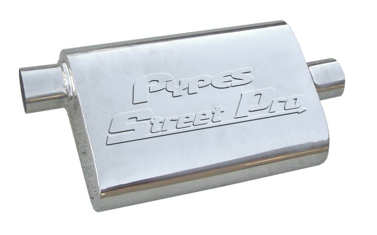 Pypes Street Muffler 2.5in Offset/Center MVS13