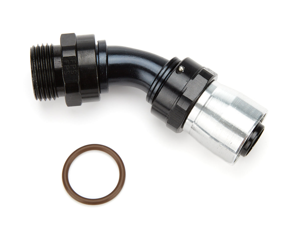 Fragola 12an ORB Male 45-Degree Crimp Hose End 3104512-RAD