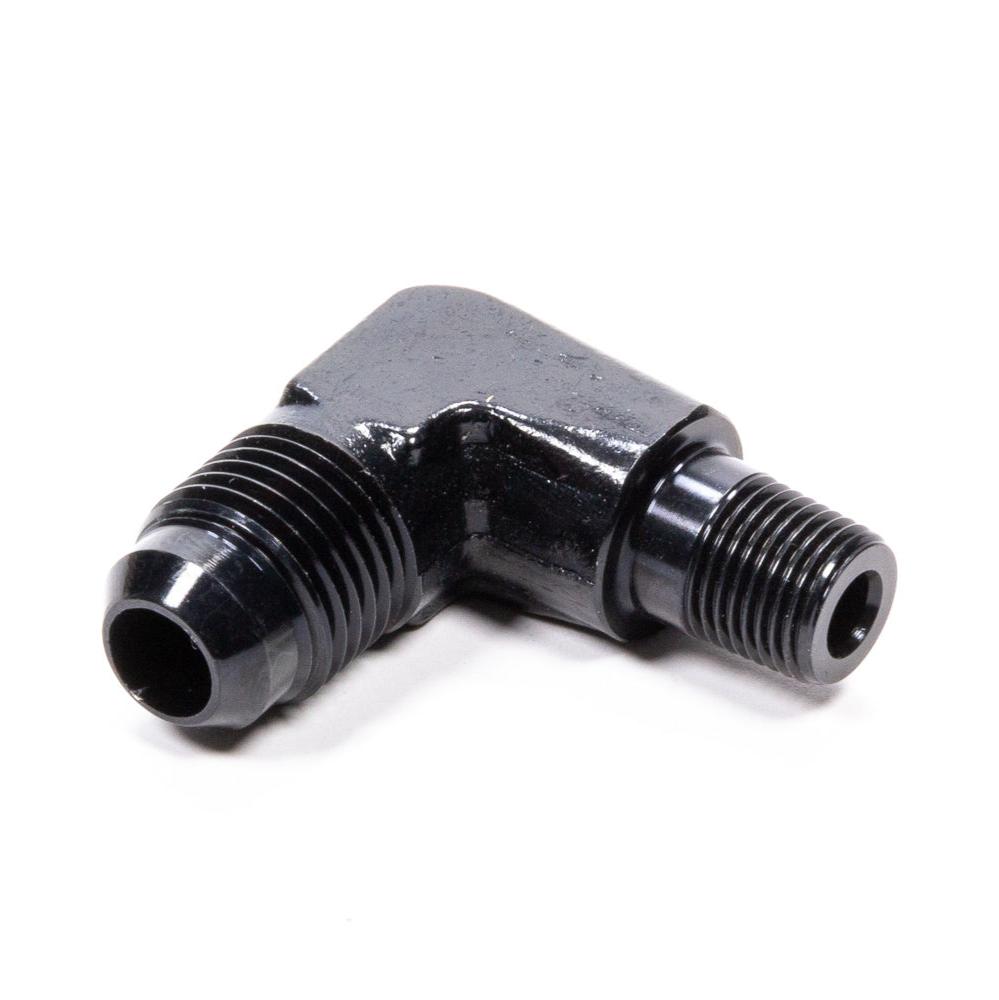 Fragola 90-Degree Adapter Fitting #6 x 1/8 MPT Black 482262-BL
