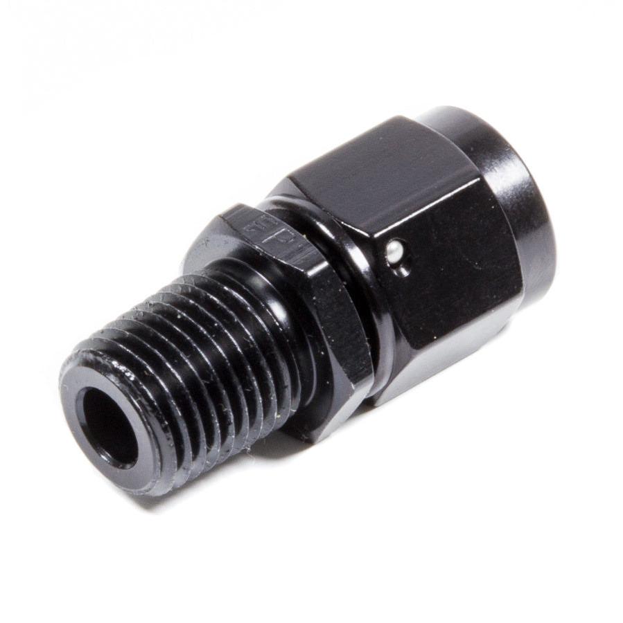 Fragola #6 Female Swivel to 1/4mpt Fitting Black 499306-BL