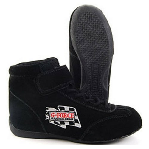 G-Force GF-235 RaceGrip Mid-Top Shoes - Black