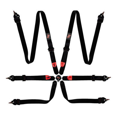 G-Force Endurance 2 6-Point FIA Harness 7624BK