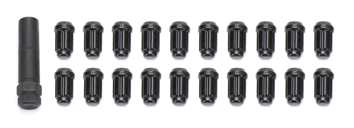 Gorilla 1/2" 5 Lug Kit Black (20pk) K5CS-00012BGR