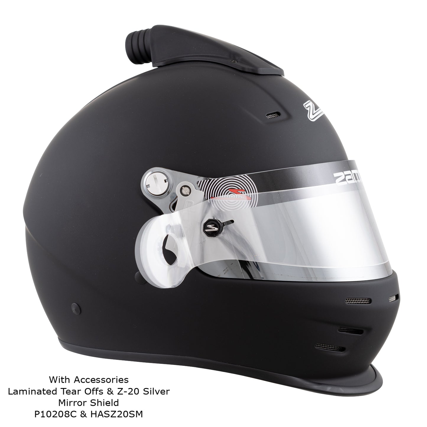Zamp RZ-36 Air Helmet (shown with tearoffs)