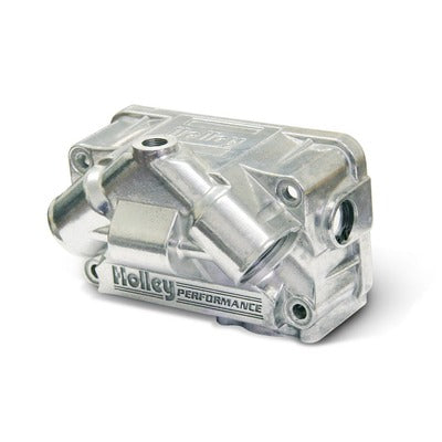 Holley Primary V Fuel Bowl - Alum w/Clear Sight Glass