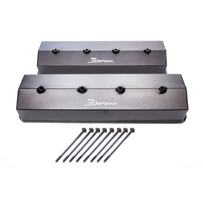 Holley Sniper Fabricated Valve Covers SBC Tall 87-97