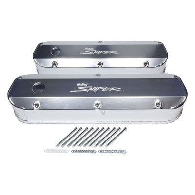 Holley Sniper Fabricated Valve Covers SBF Tall