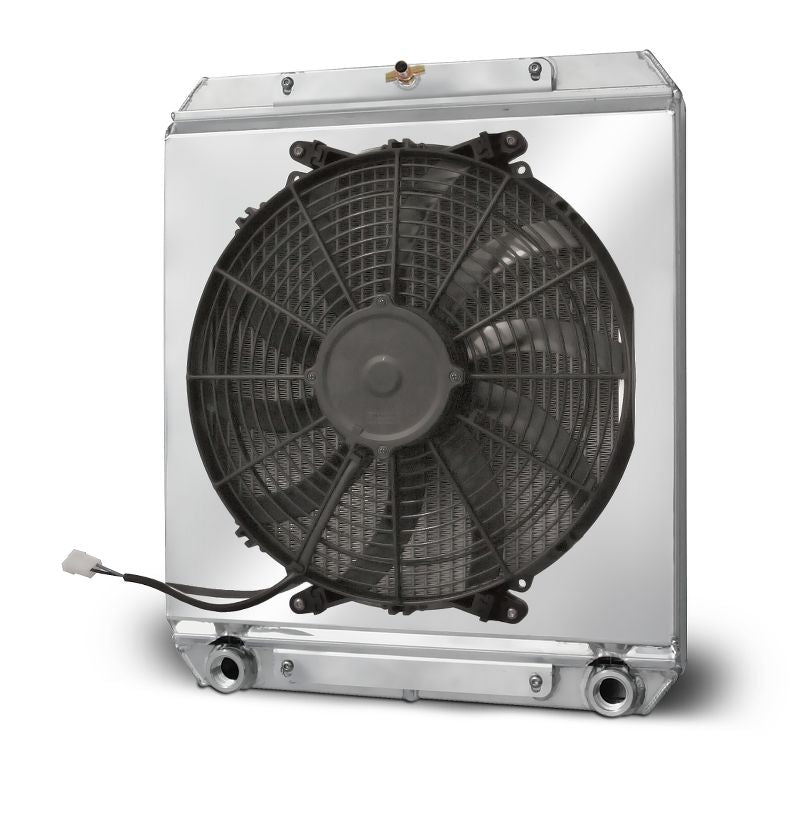 AFCO Racing Aluminum Radiator with Fan Shroud Dragster/Roadster Double Pass 3/4 FNPT Inlet 3/4 FNPT Outlet 80108N AFCO Racing Aluminum Radiator with Fan Shroud Dragster/Roadster Double Pass 3/4 FNPT Inlet 3/4 FNPT Outlet 80108N