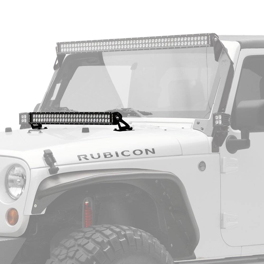 KC HiLiTES C30 30" LED Light Bar 367 - Jeep JK
