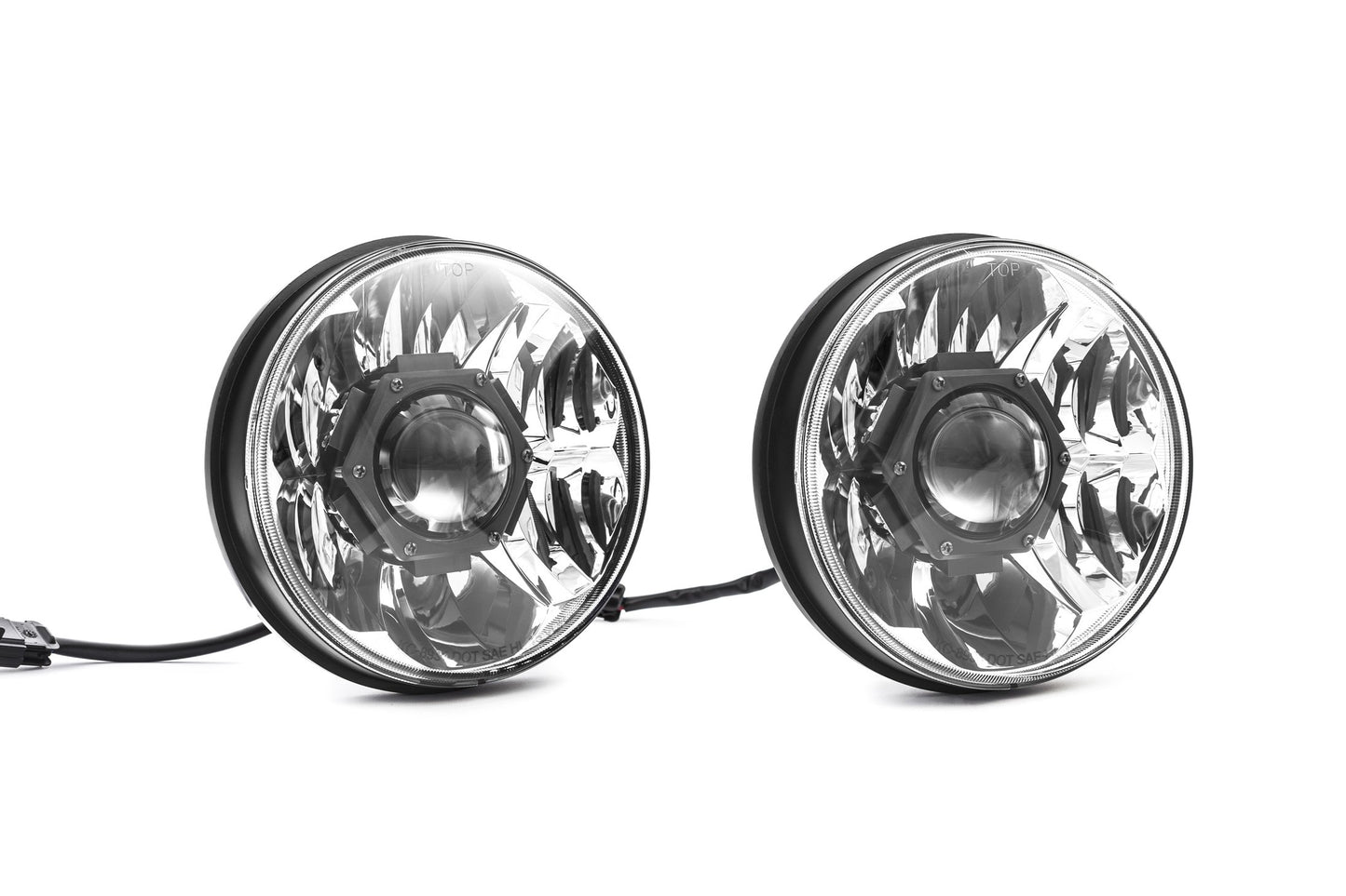 KC HiLiTES Gravity LED Pro Headlights 42341 - 07-18 Jeep JK