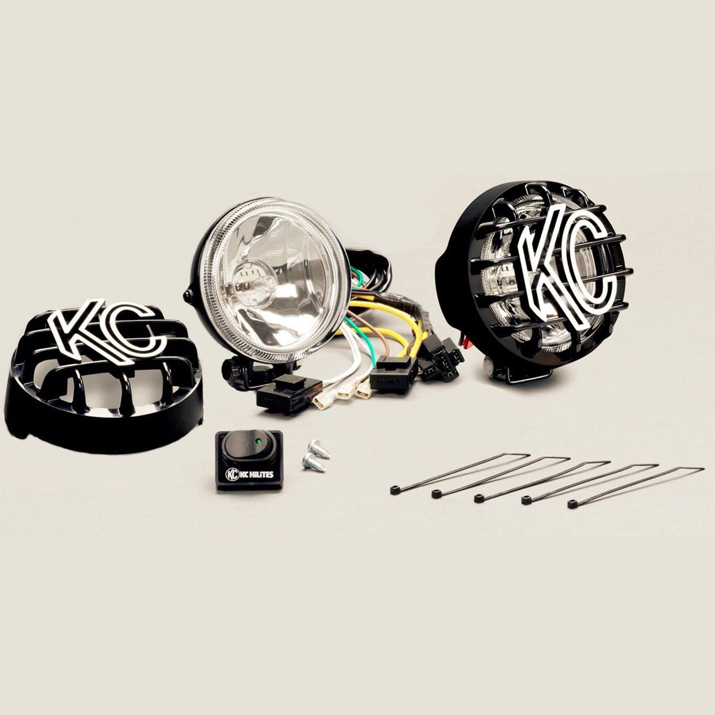 KC HiLiTES Rally 400 Halogen Driving Light Kit 490