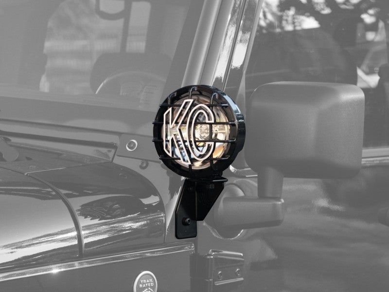 KC HiLiTES Windshield Side Mount Light Brackets 7317