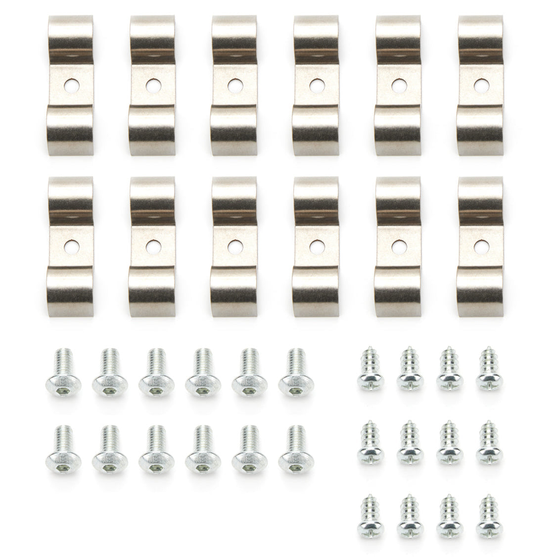 Keep It Clean 1/2" Stainless Steel Double Line Clamps 12pk