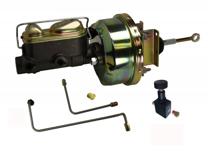 LEED Brakes Power Disc Brake Conversion 64.5-66 Ford Automatic Trans - 4 Piston
