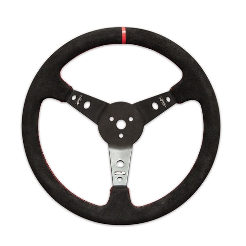 Longacre Suede Dished Steering Wheel 56797