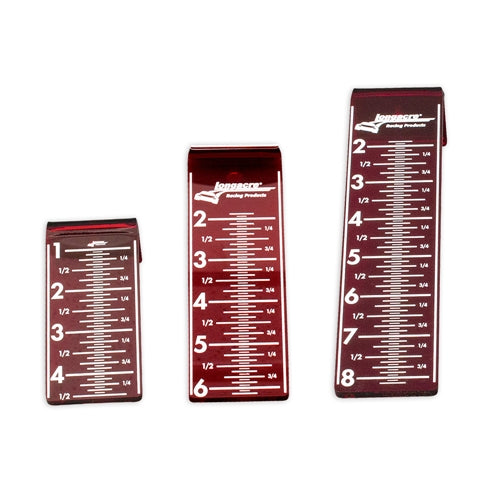 Longacre Laser Chassis Height Checker Target Only - 2" - 6"