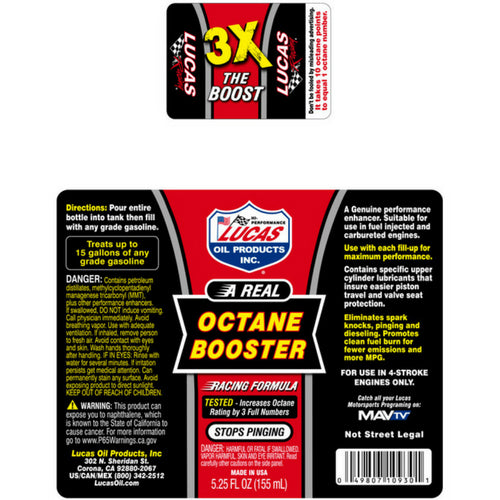 Lucas Octane Booster