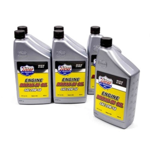 Lucas 20W-50 High Zinc Engine Break-In Oil