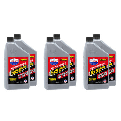 Lucas Oil Semi-Synthetic 4-Stroke SxS Engine Oil - 10W40 (case of 6)
