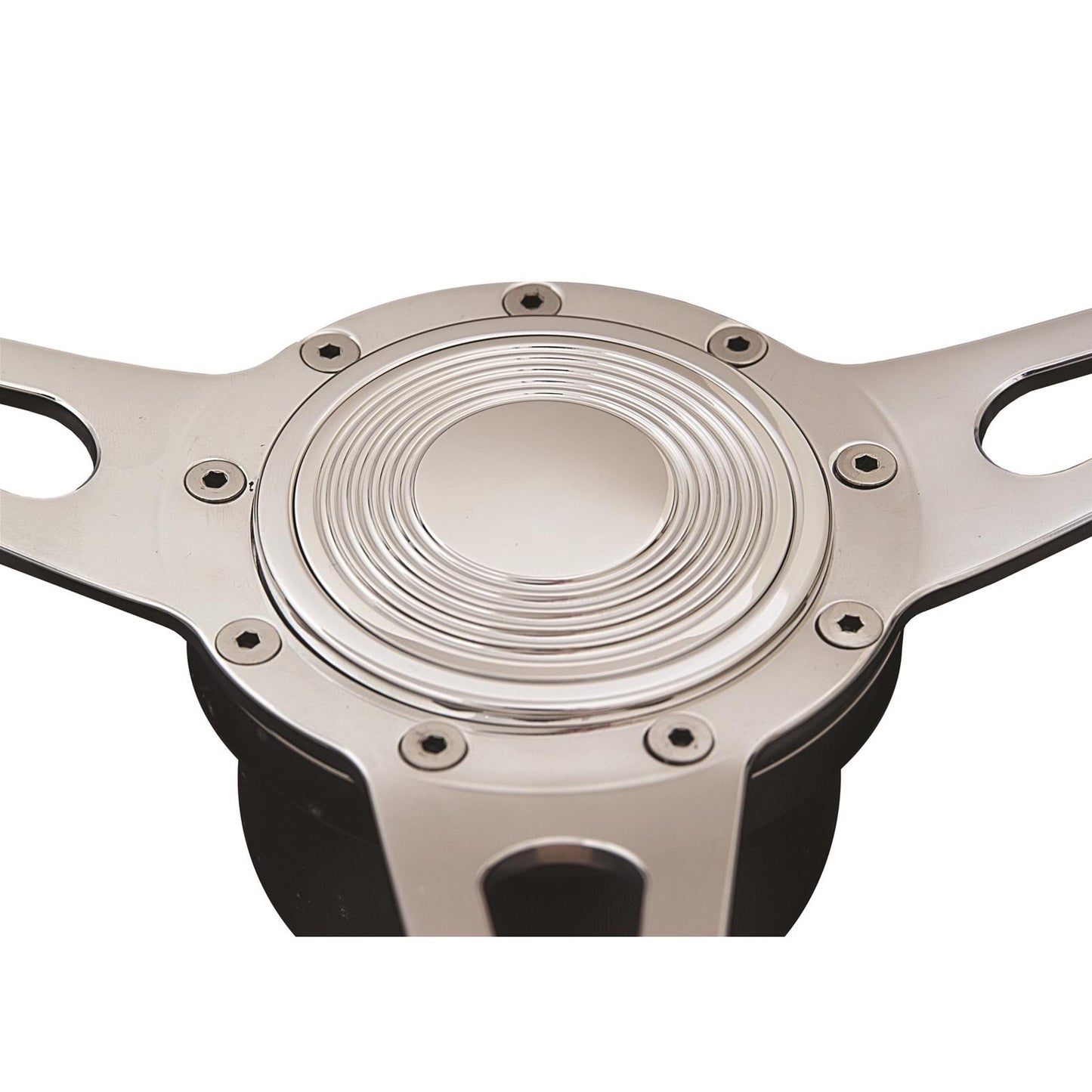 Lecarra Horn Button Groovy Logo Polished 3722