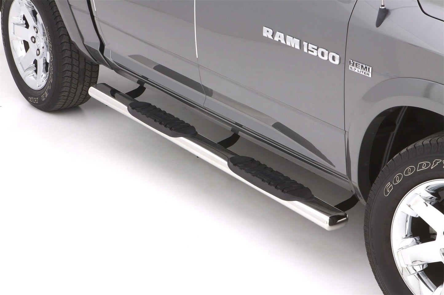 Lund 23984003 5" Oval Straight Nerf Bars for 2009-20 Ram 1500/2500/3500 Crew Cab