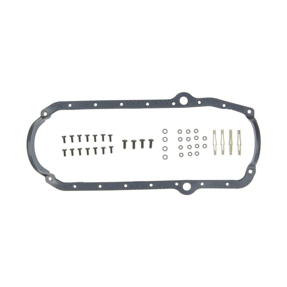 Clevite Oil Pan Gasket Set OS32457 - SBC 75-79 w/Thick Frt Seal