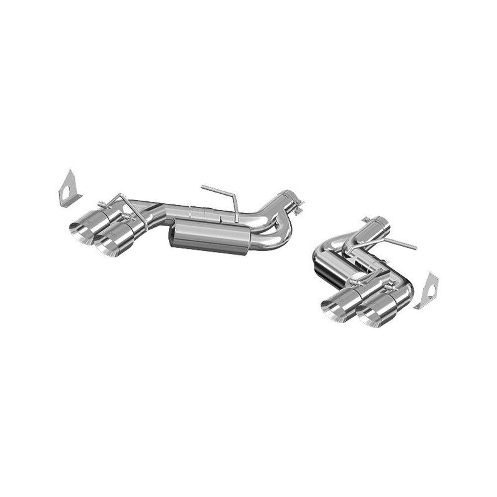 MBRP 16+ Camaro 6.2L Axle Back Exhaust Quad Tip S7036AL