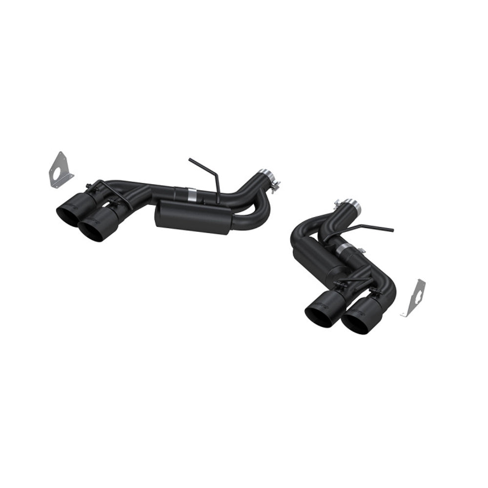 MBRP 16+ Camaro 6.2L Axle Back Exhaust Quad Tip S7036BLK