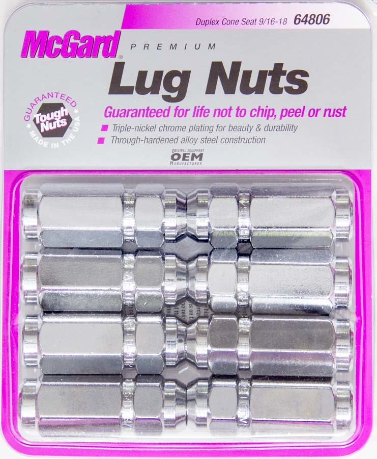 McGard Lug Nuts 9/16 Duplex Conical Seat (8pk) 64806