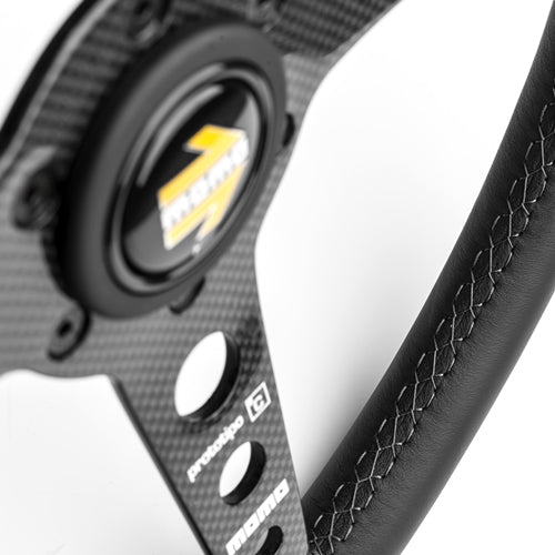 Momo Prototipo Carbon Fiber Steering Wheel