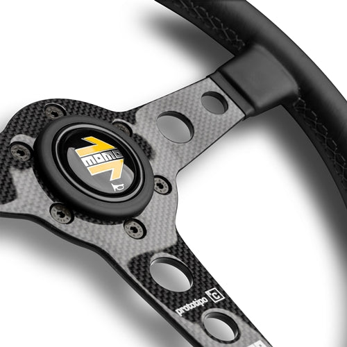 Momo Prototipo Carbon Fiber Steering Wheel