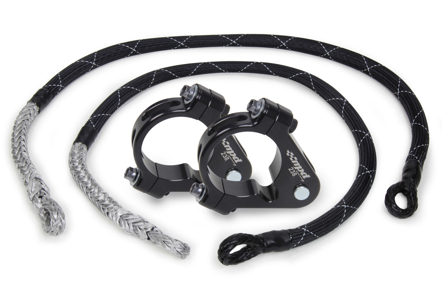 MPD Axle Tether Pair with 2.38" Clamps