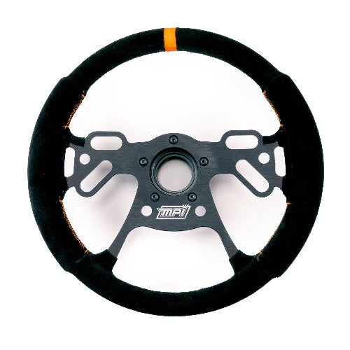 MPI Drag Steering Wheel - 13-inch Suede