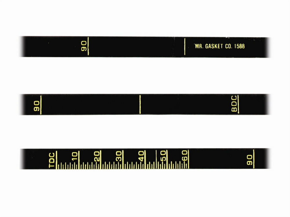 Mr. Gasket Ignition Timing Tape SBC 6-3/4" 1588
