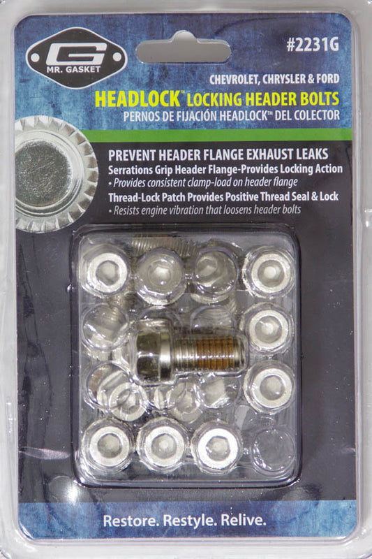 Mr. Gasket Header Bolts (16pk) 2231G