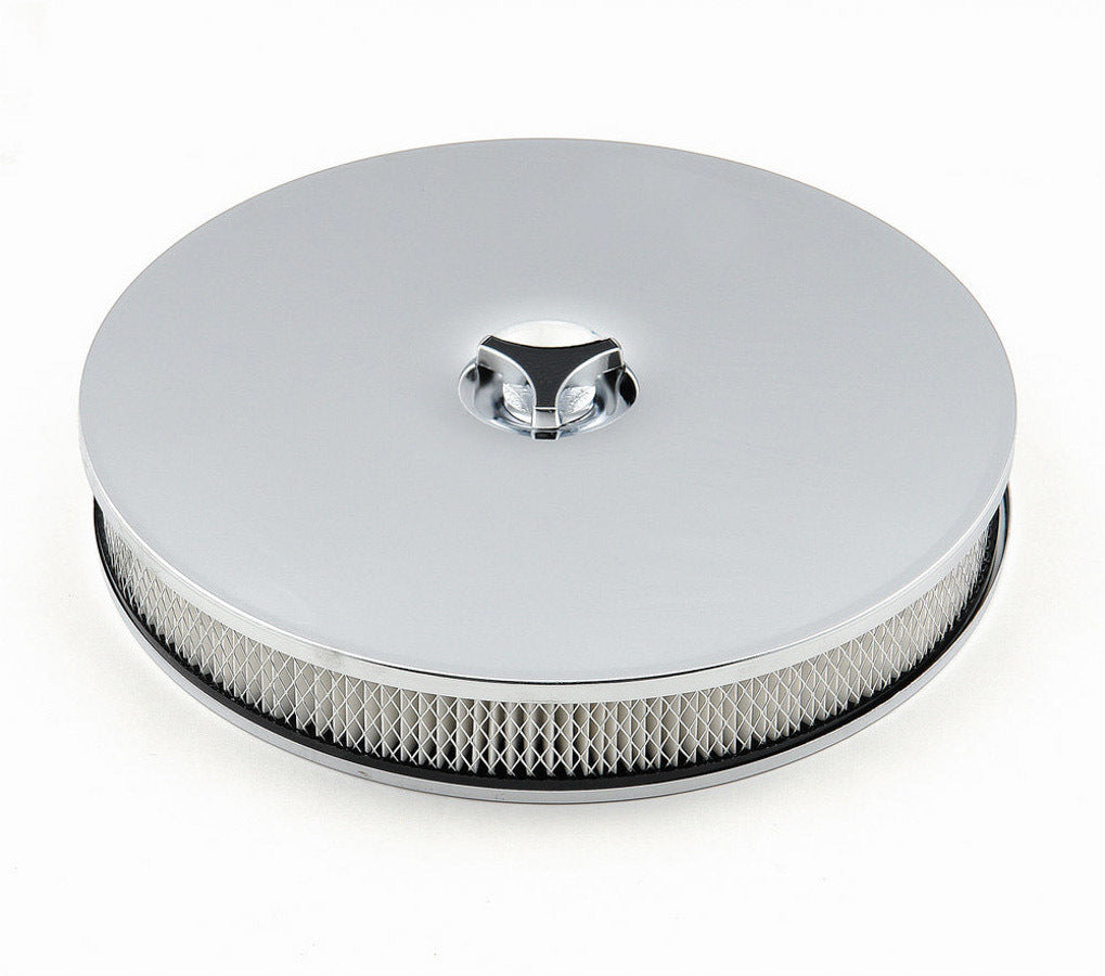 Mr. Gasket Low Rider Air Cleaner Assembly 14" Chrome 4339