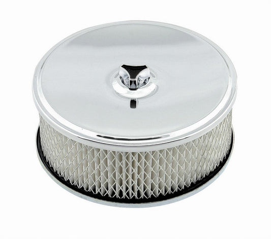 Mr. Gasket Air Cleaner Assembly 6.5" Chrome 4346